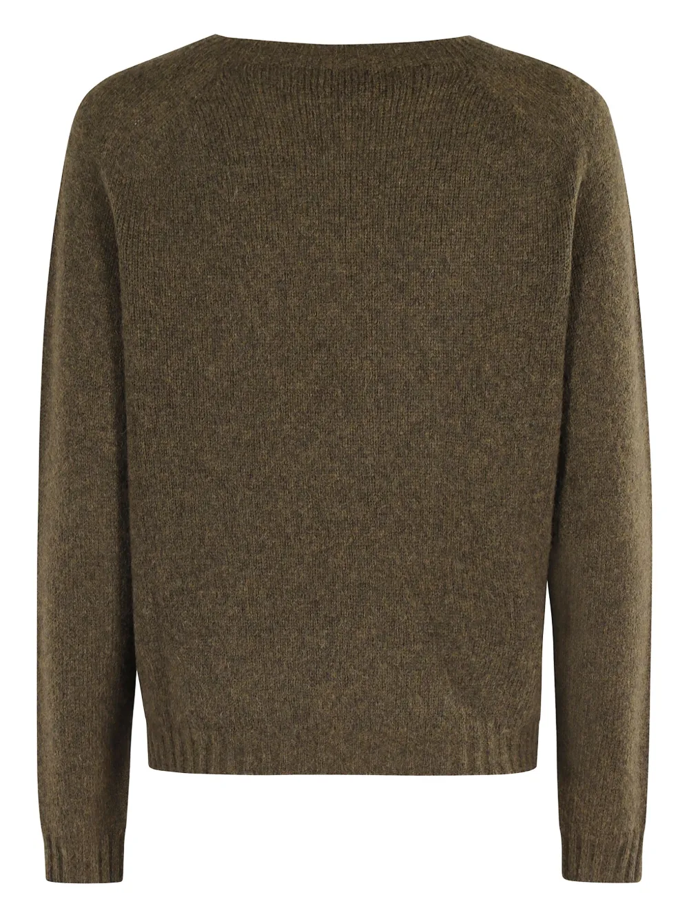 Roberto Collina round-neck wool sweater Groen