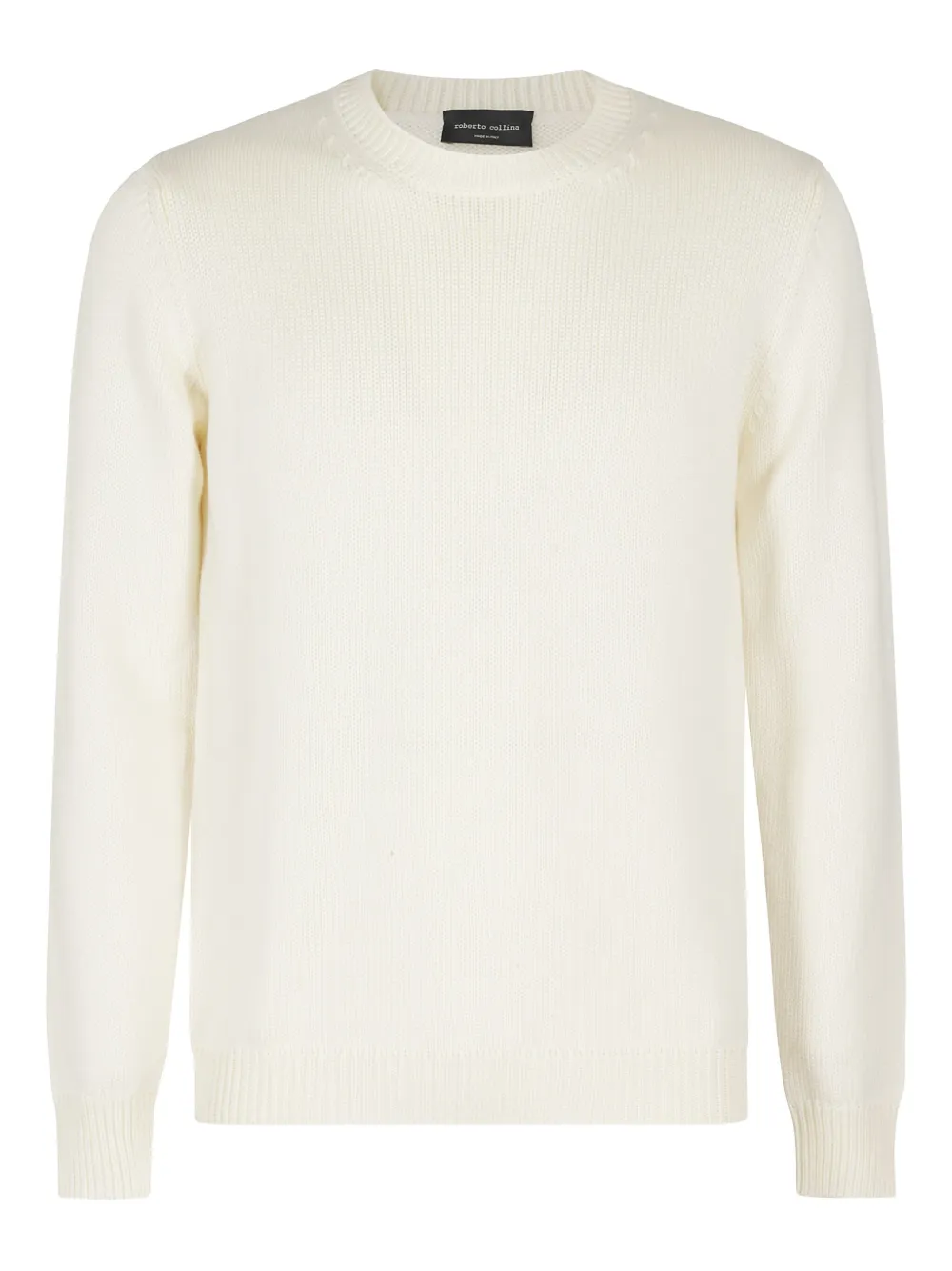 Roberto Collina ribbed crew-neck sweater Beige