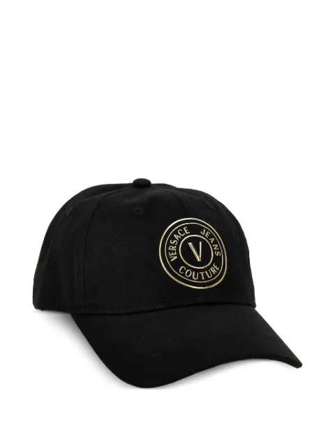 Versace Jeans Couture gorra de béisbol con placa del logo