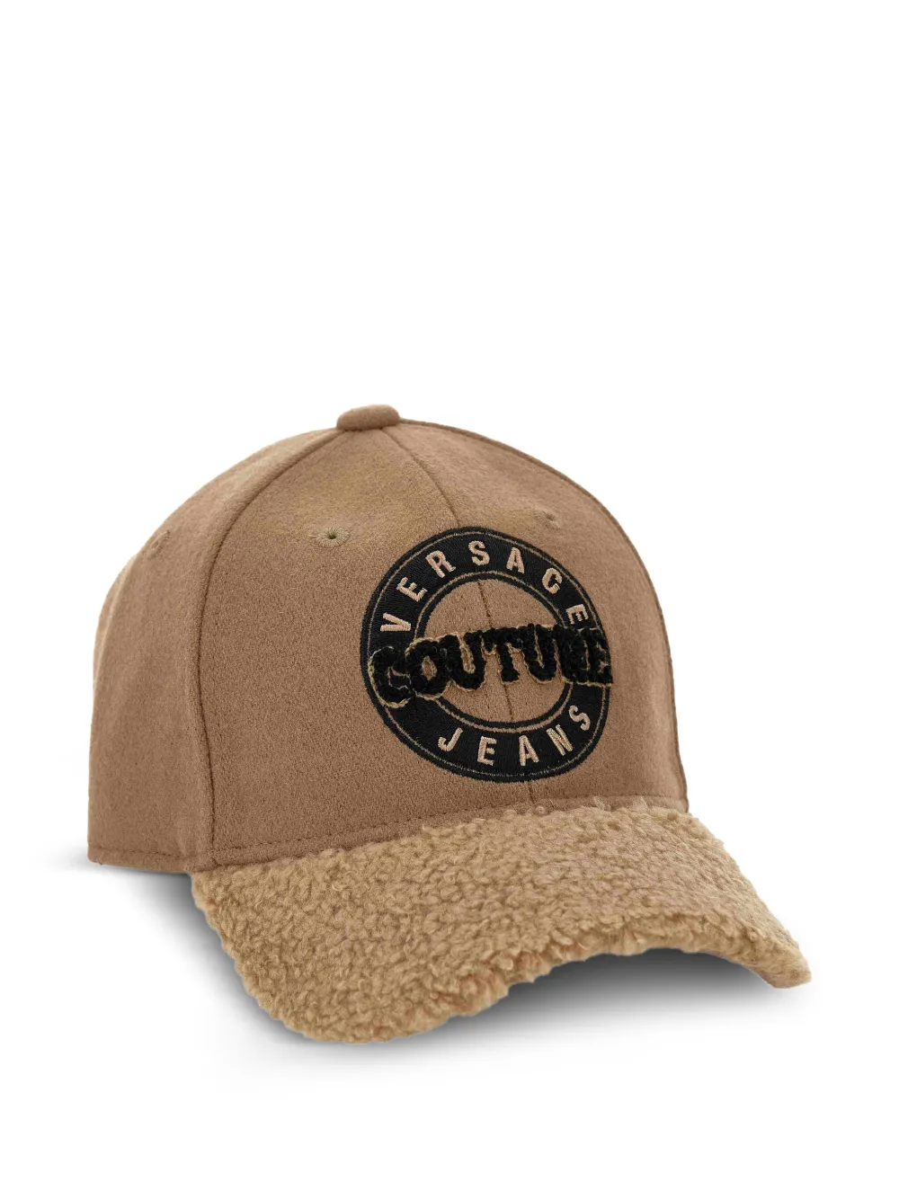 Versace Jeans Couture logo-embroidered baseball cap | Brown | Image 1