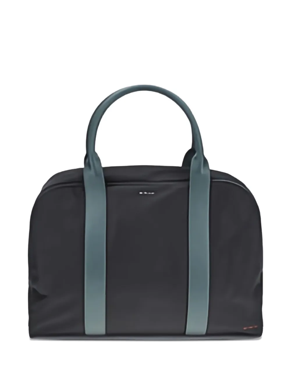 Kiton leather-trim holdall - Nero