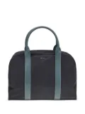 Kiton leather-trim holdall - Black