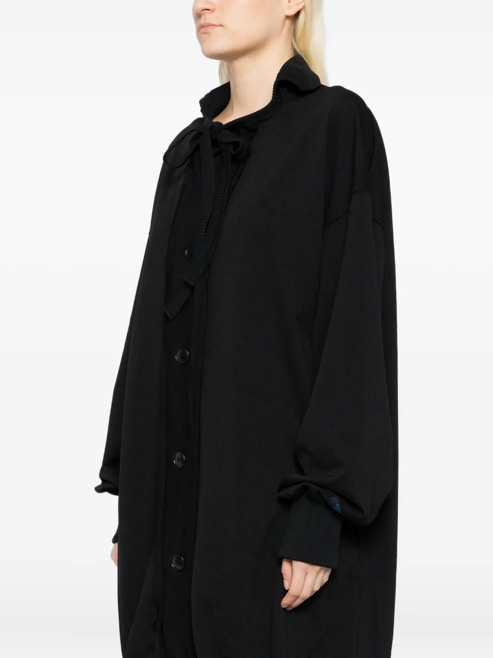 Yohji Yamamoto Top met tekst Zwart