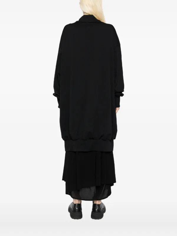 Yohji Yamamoto Jersey Twill Coat | Black | FARFETCH CA