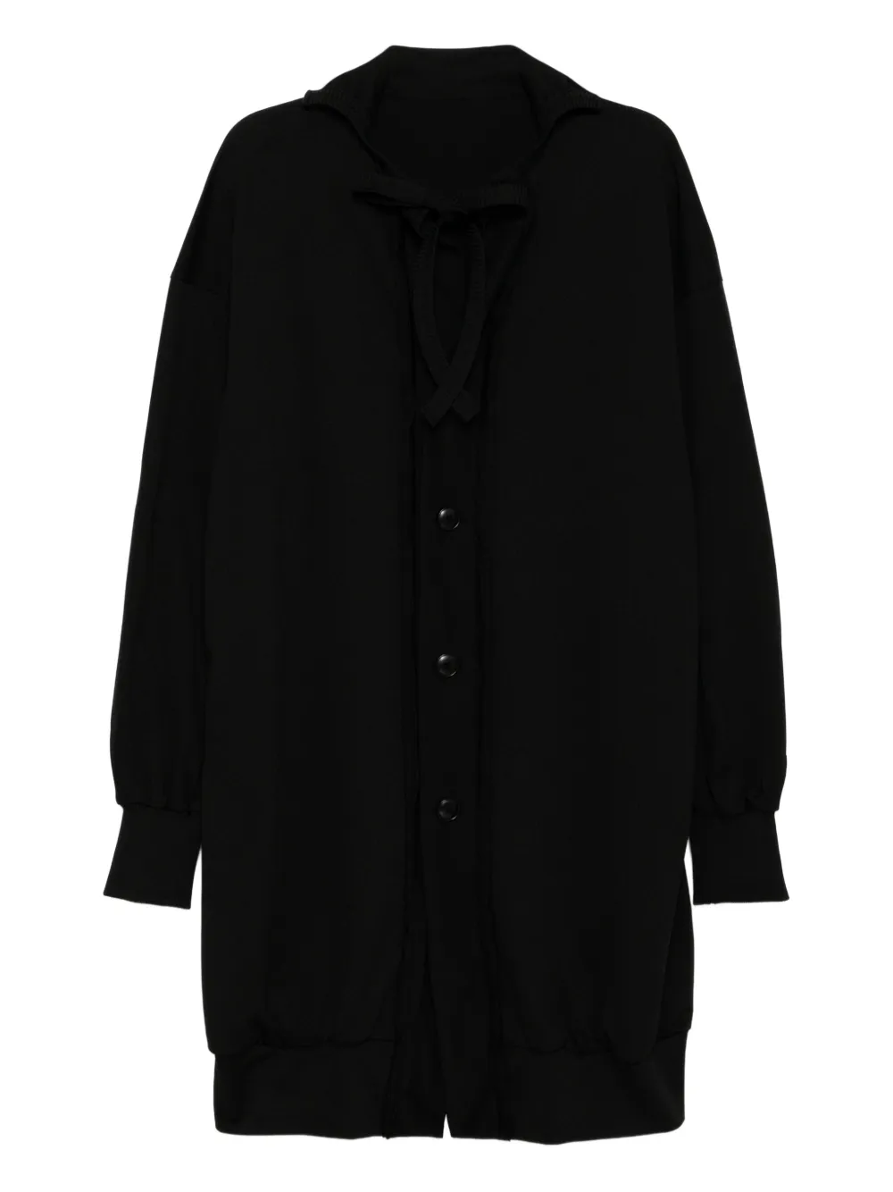 Yohji Yamamoto Top met tekst Zwart