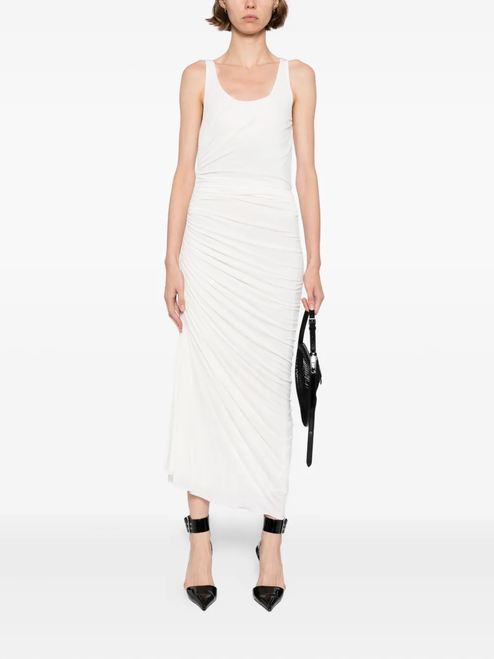 Alaïa asymmetrical gathered dress | Day Dresses | Image 2