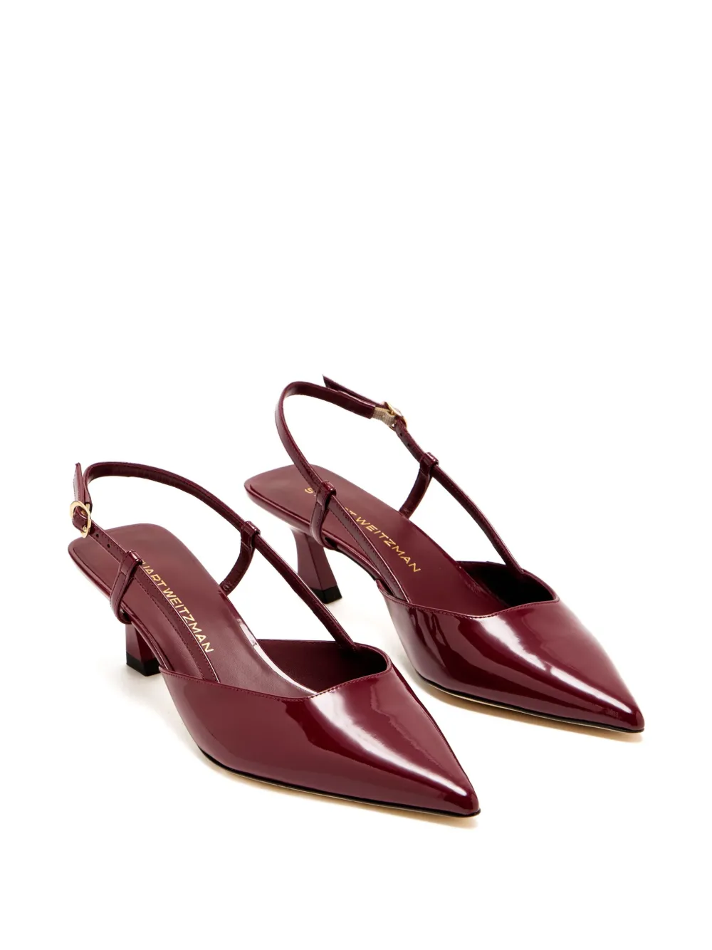Stuart Weitzman 50mm Vinnie slingback pumps Red