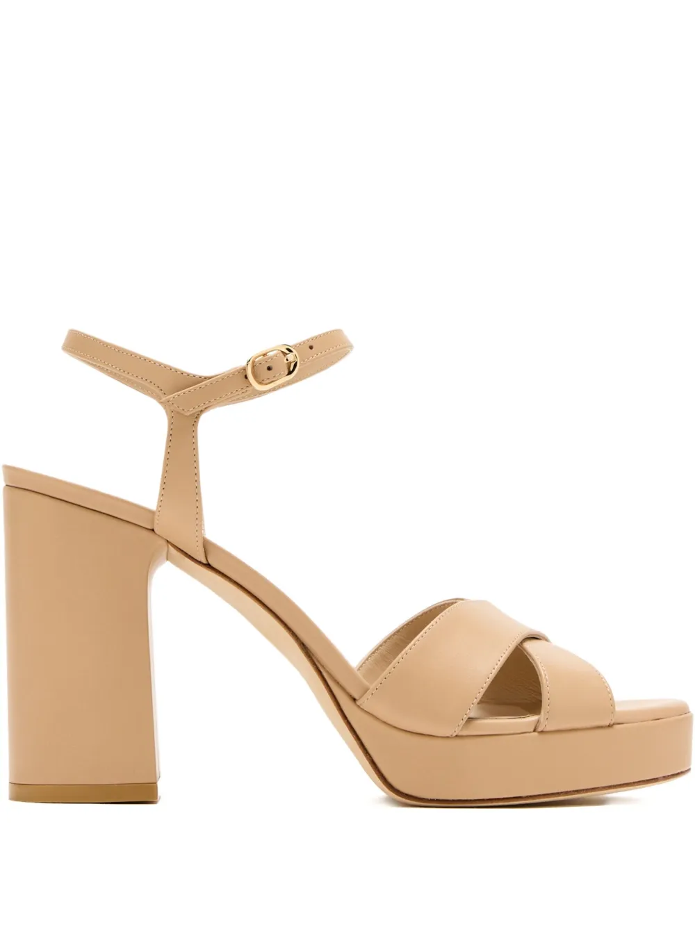 Stuart Weitzman heeled sandals AJM ADOBE