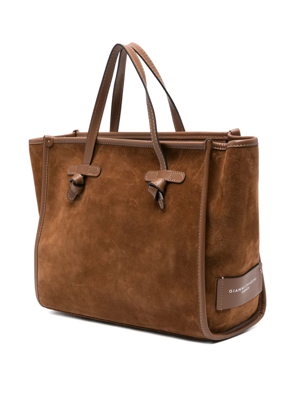 GIANNI CHIARINI Miss Marcela 32 suède shopper Bruin