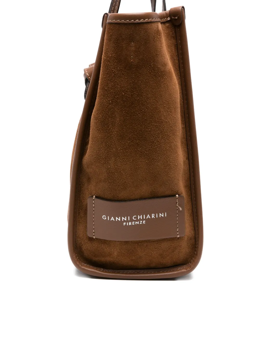 GIANNI CHIARINI Miss Marcela 32 suède shopper Bruin