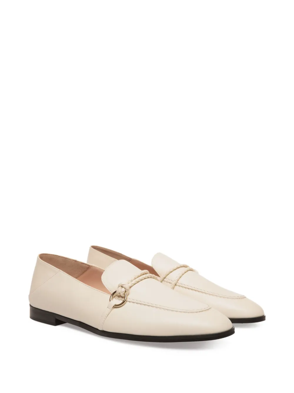 Bally Gevlochten leren loafers - Wit