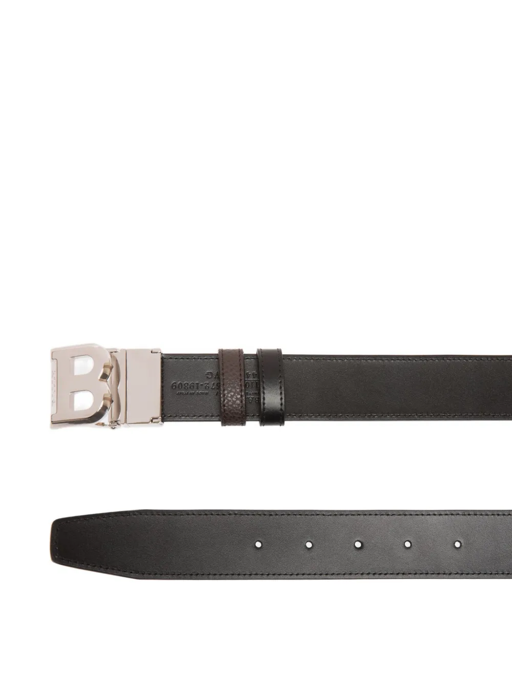 Bally Leren riem Bruin