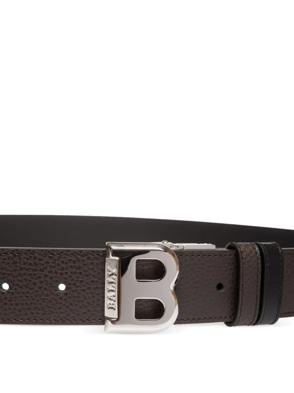 Bally Leren riem Bruin