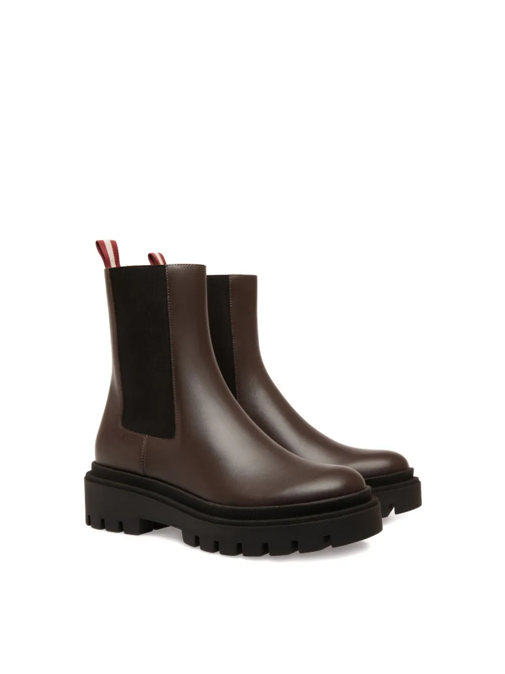 Bally Laarzen met elastische vlakken en plateauzool Bruin