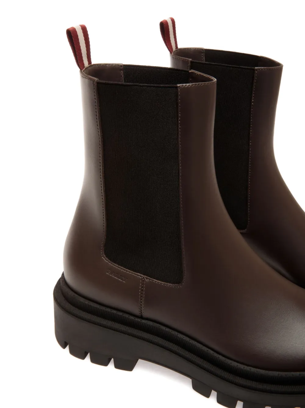 Bally Laarzen met elastische vlakken en plateauzool Bruin