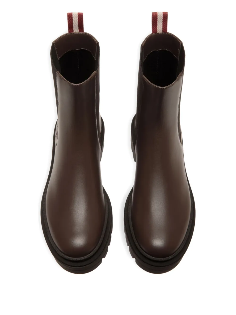Bally Laarzen met elastische vlakken en plateauzool Bruin