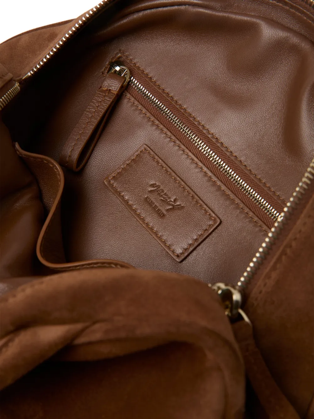 Marsèll Suede Tote Bag In Brown
