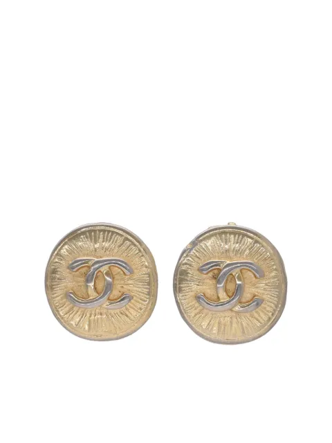 CHANEL Pre-Owned Coin Ohrringe mit CC