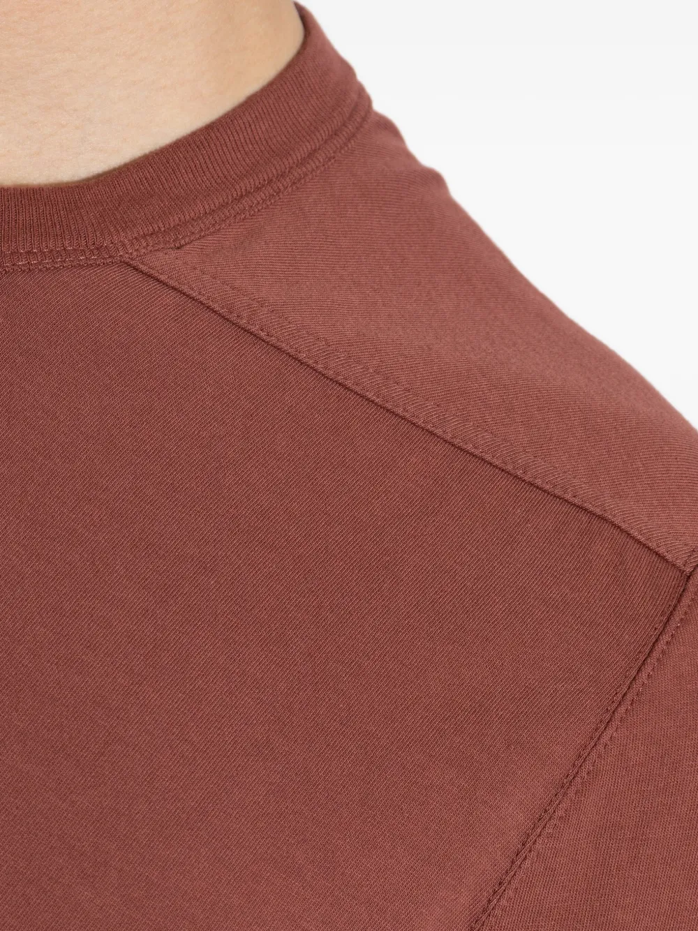 Rick Owens T-shirt met ronde hals Rood