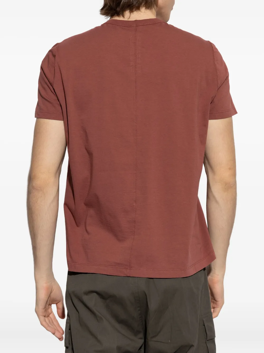 Rick Owens T-shirt met ronde hals Rood
