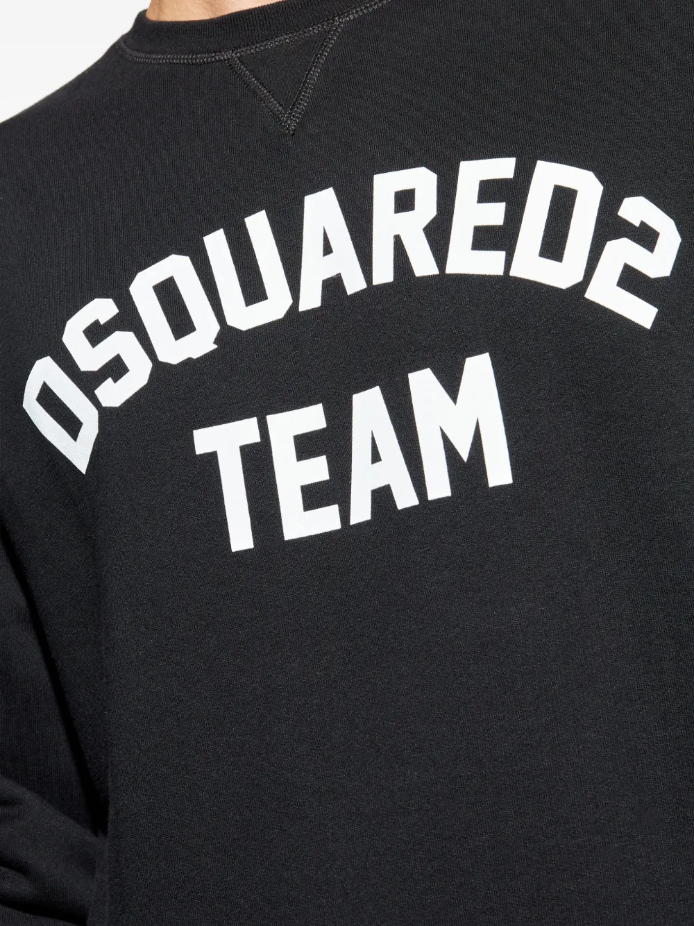DSQUARED2 Sweater met logoprint Zwart