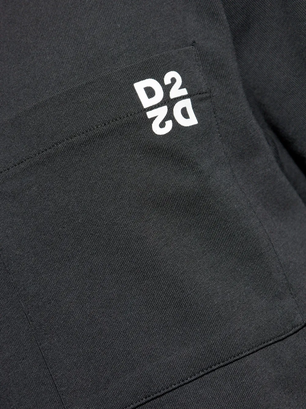 DSQUARED2 Twee T-shirts met logoprint Zwart