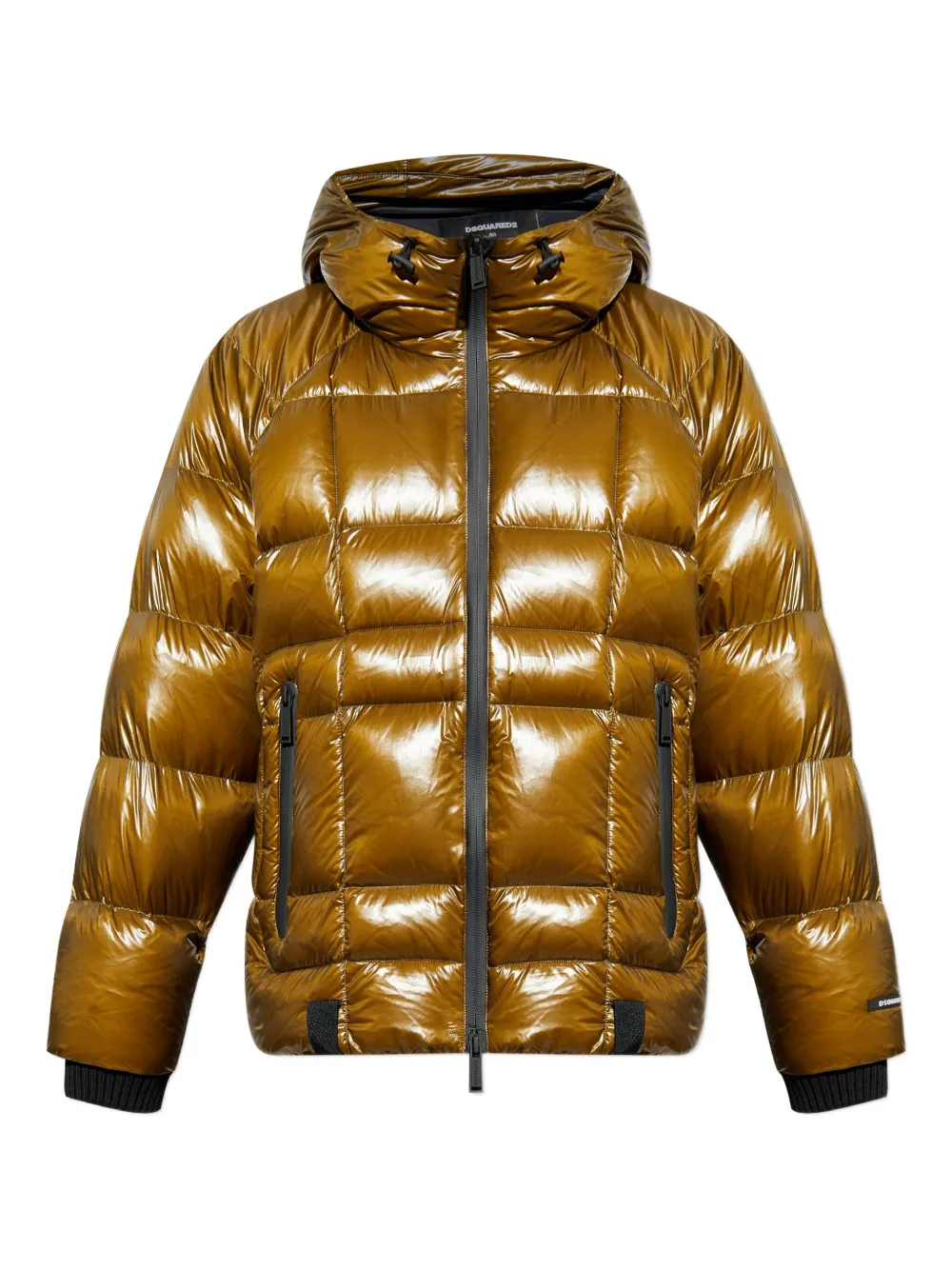 DSQUARED2 Donsjack met logopatch Goud