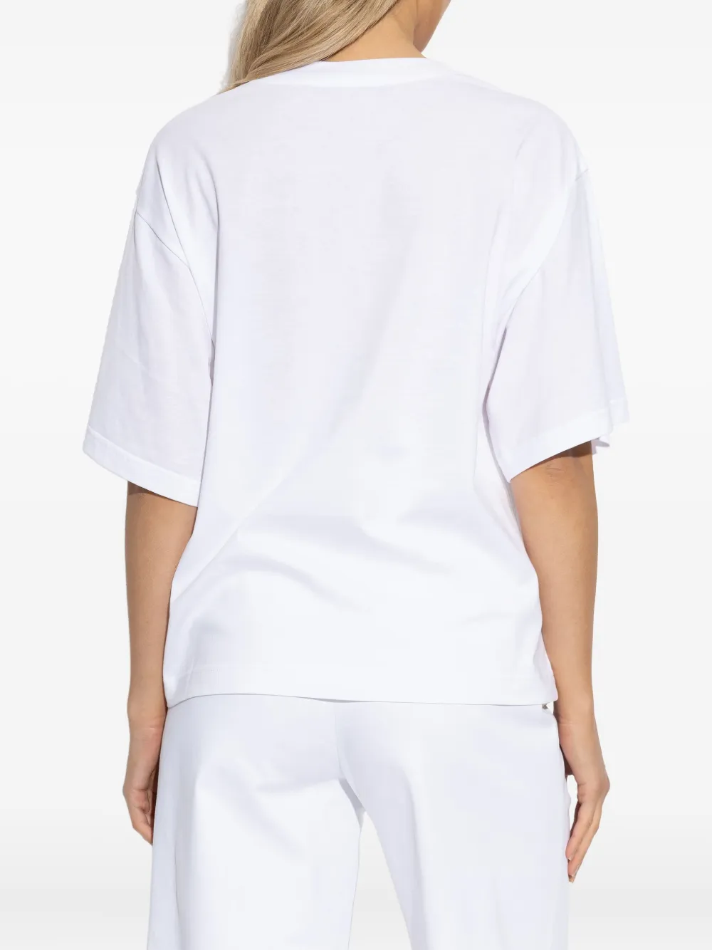Dolce & Gabbana T-shirt met geborduurd logo Wit