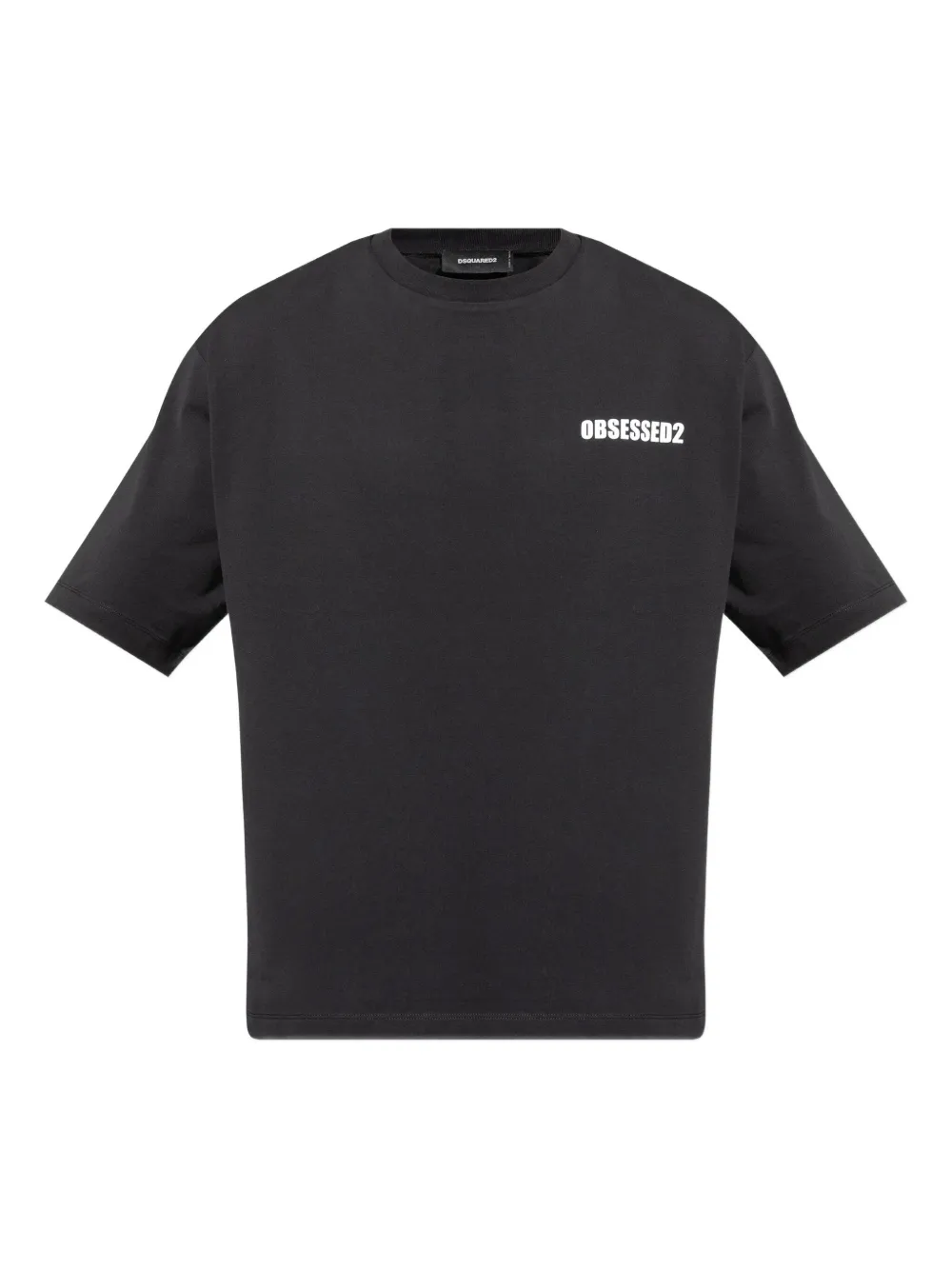 DSQUARED2 T-shirt met logoprint Zwart