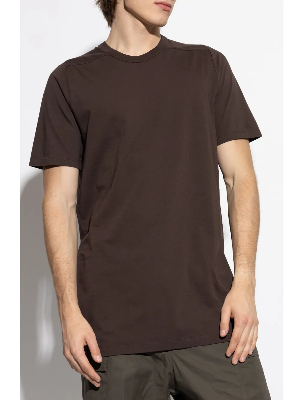 Rick Owens T-shirt met ronde hals Bruin