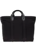 Jacquemus The Bambino padded leather-handle tote bag - Black