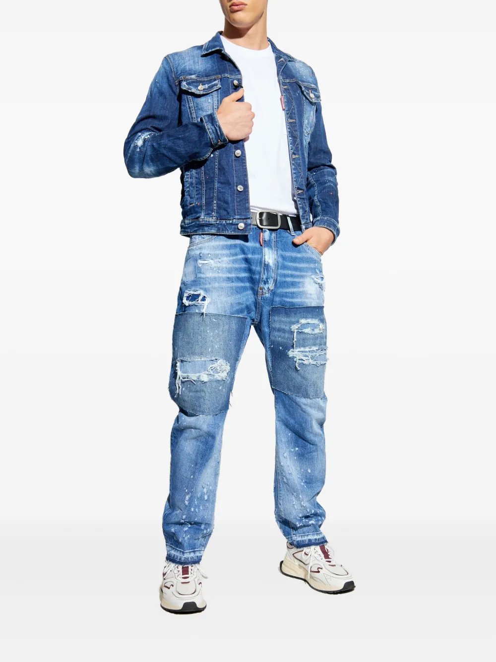 DSQUARED2 T-shirt met logoprint Wit