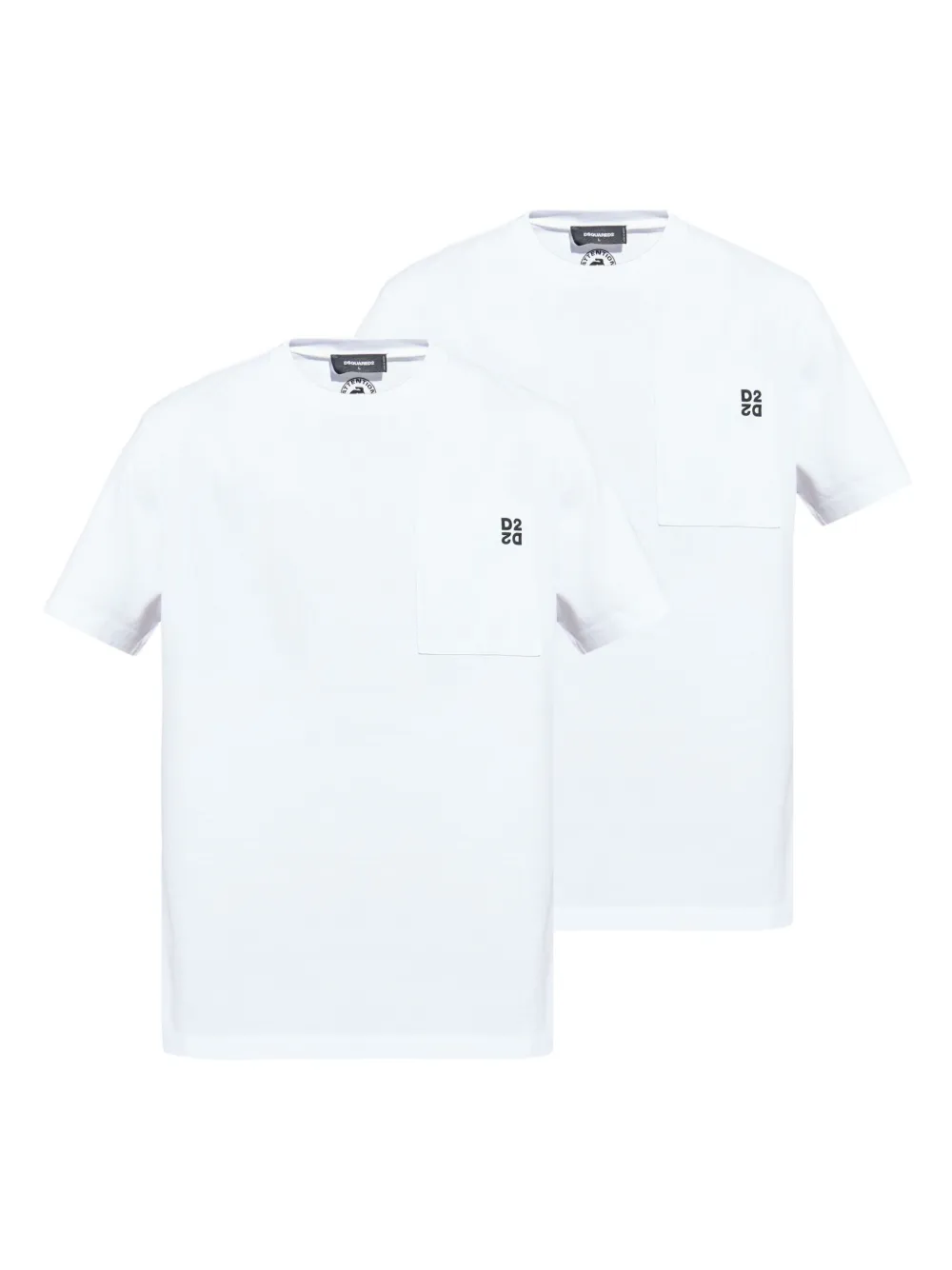DSQUARED2 T-shirt met logoprint Wit