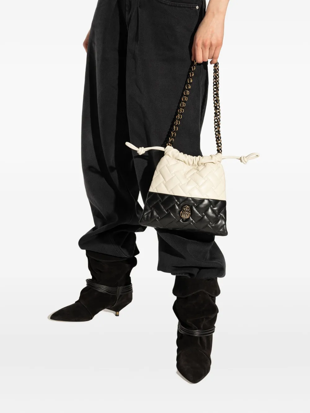 Kurt Geiger London Kensington quilted drawstring bag | Image 2