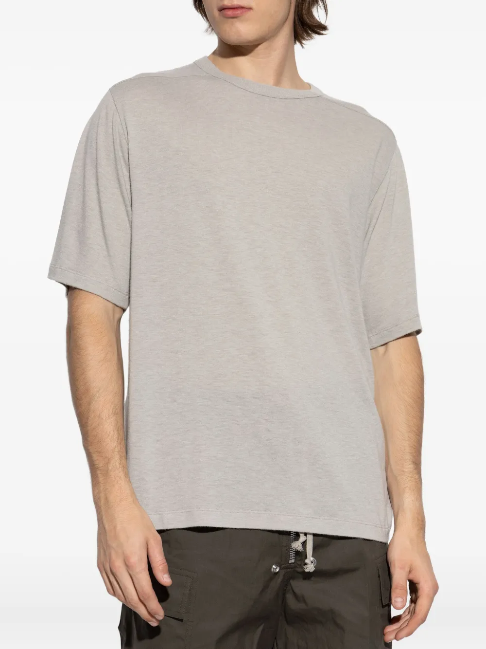 Rick Owens T-shirt met ronde hals Grijs