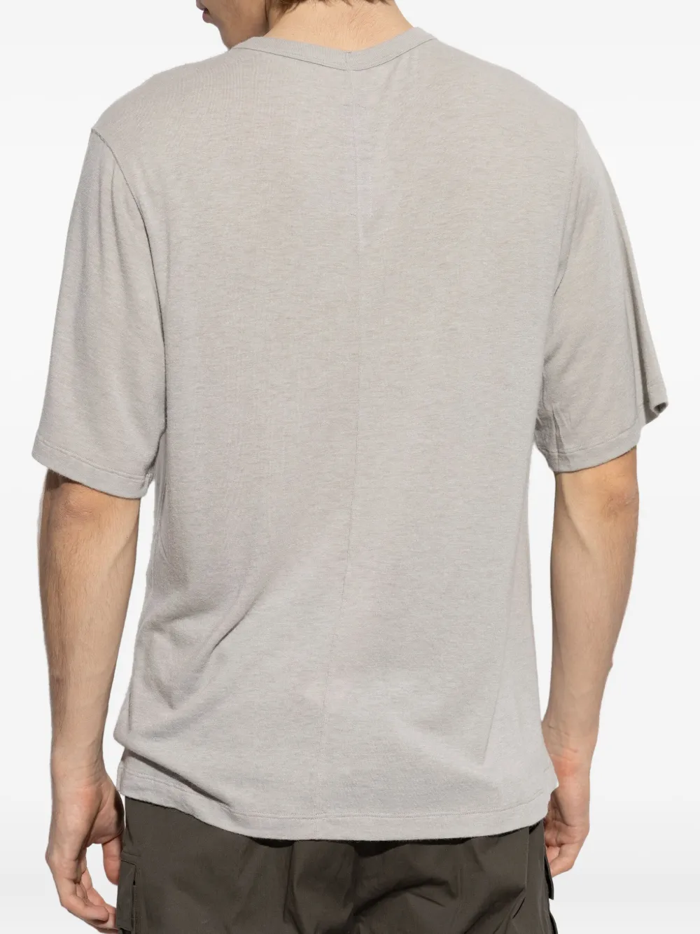 Rick Owens T-shirt met ronde hals Grijs