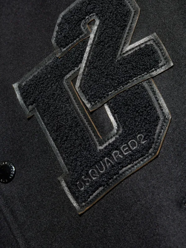 DSQUARED2 logo-patch Bomber Jacket | Black | FARFETCH DSQUARED2 logo-patch Bomber Jacket | Black | FARFETCH