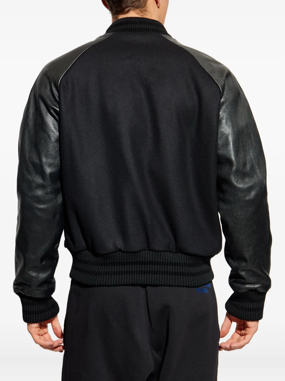 DSQUARED2 Bomberjack met logopatch Zwart