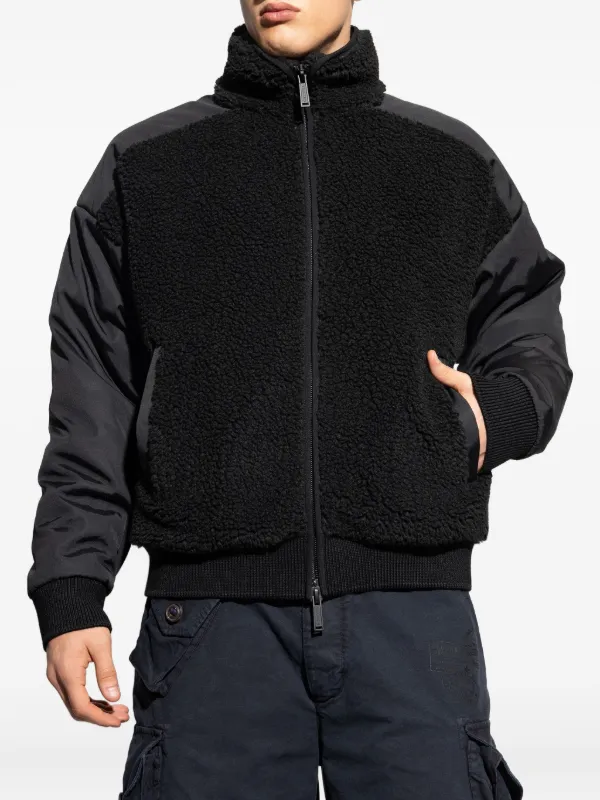 DSQUARED2 zip-up Bomber Jacket | Black | FARFETCH OM