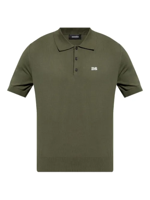Polo à logo brodé - DSQUARED2 - Modalova