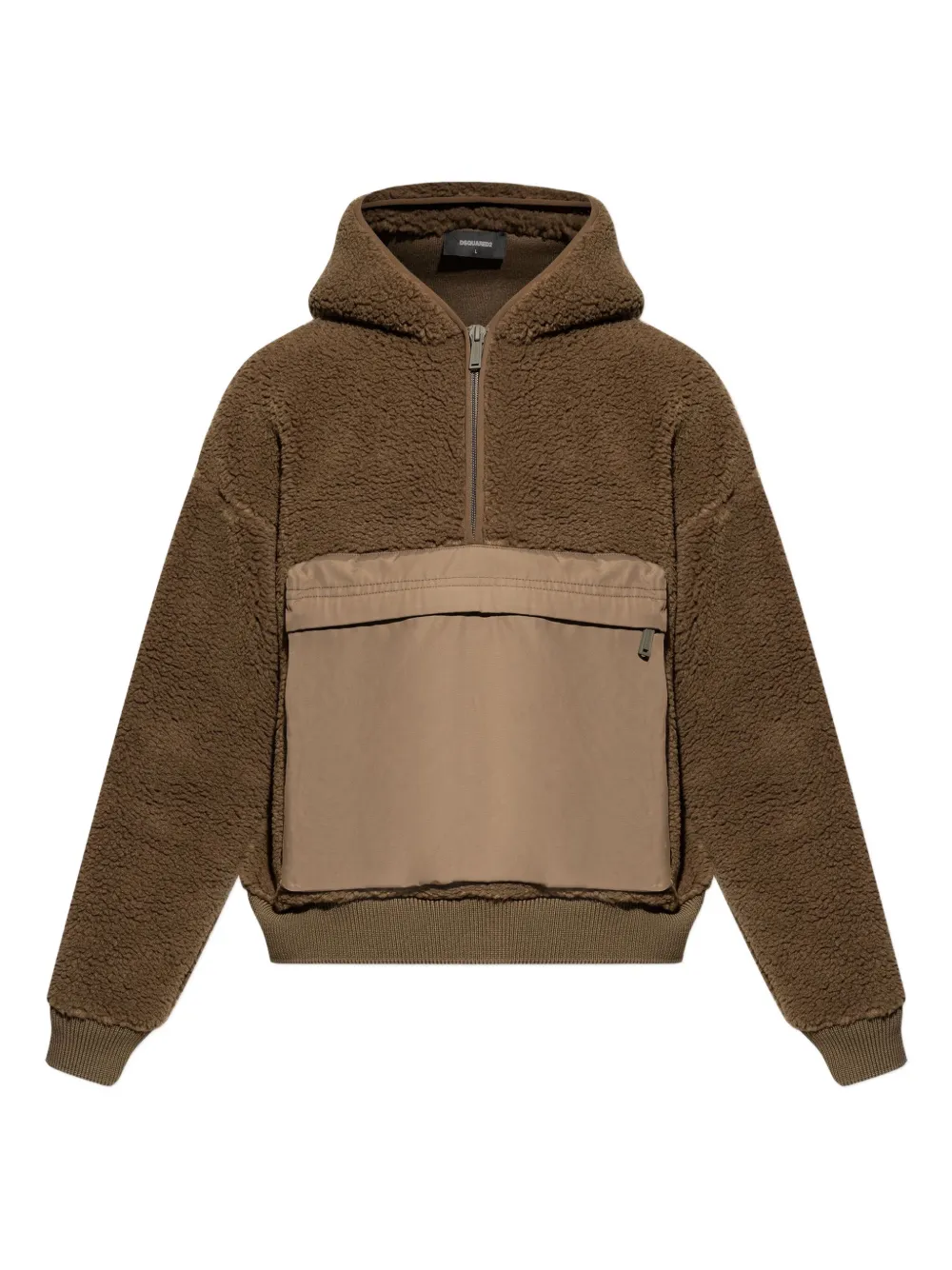 DSQUARED2 fleece hoodie | Brown | Image 1