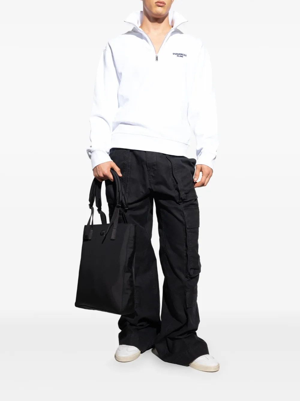 DSQUARED2 multi-pocket cargo trousers | Wide Leg Pants | Image 2