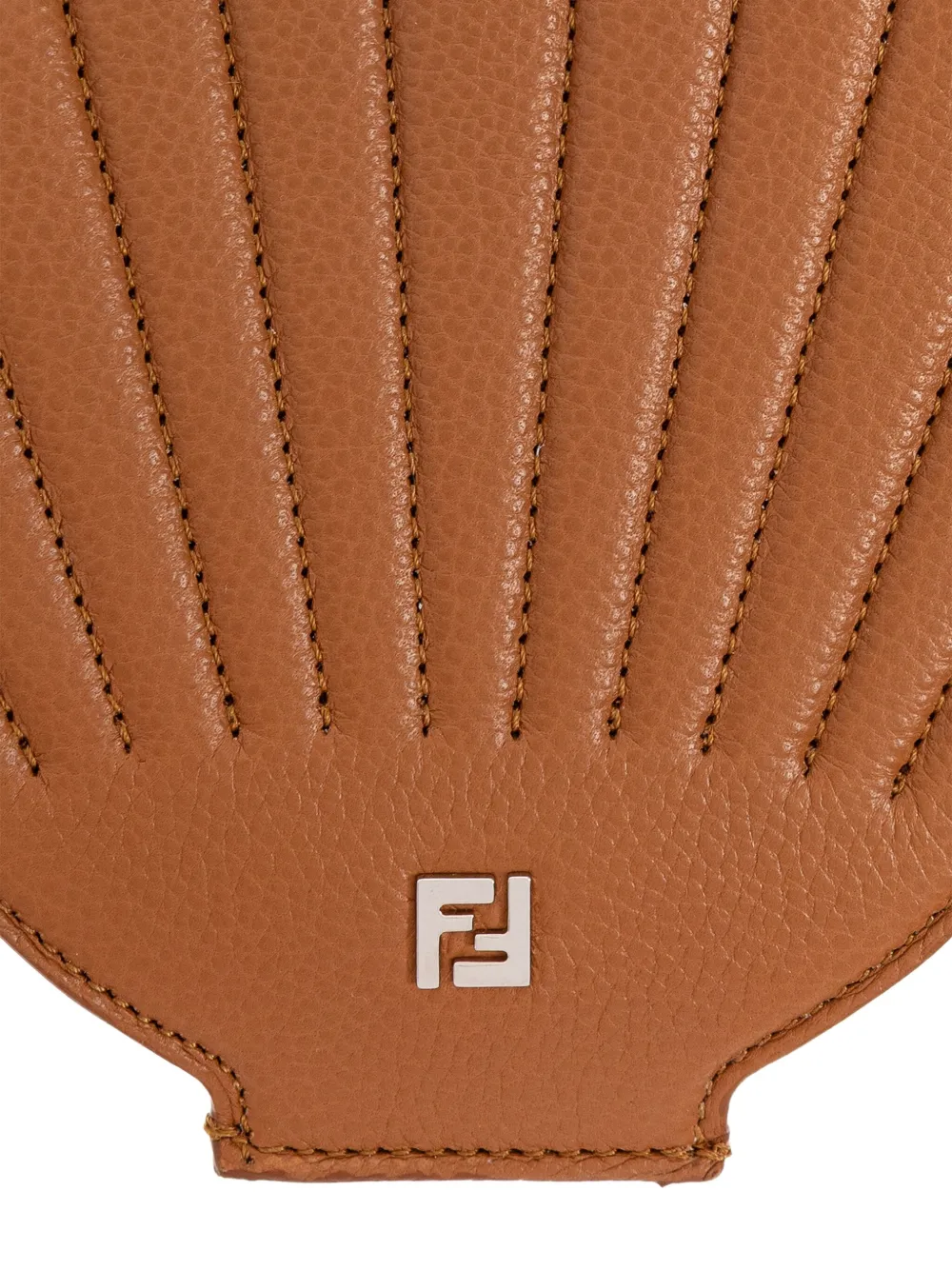 FENDI shell-shaped charm keyring Bruin