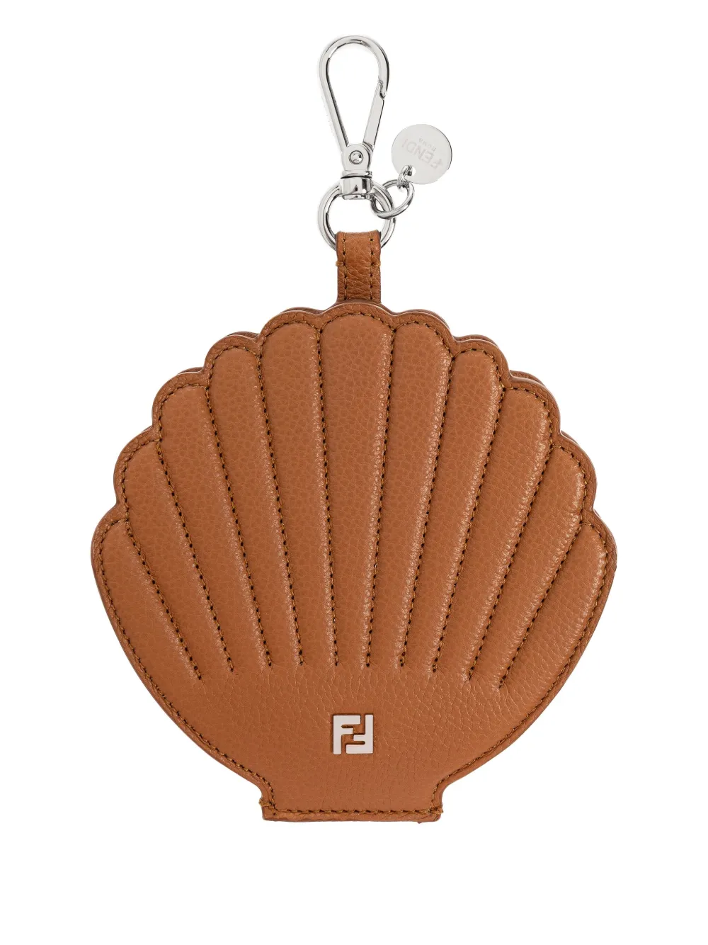 FENDI shell-shaped charm keyring Bruin
