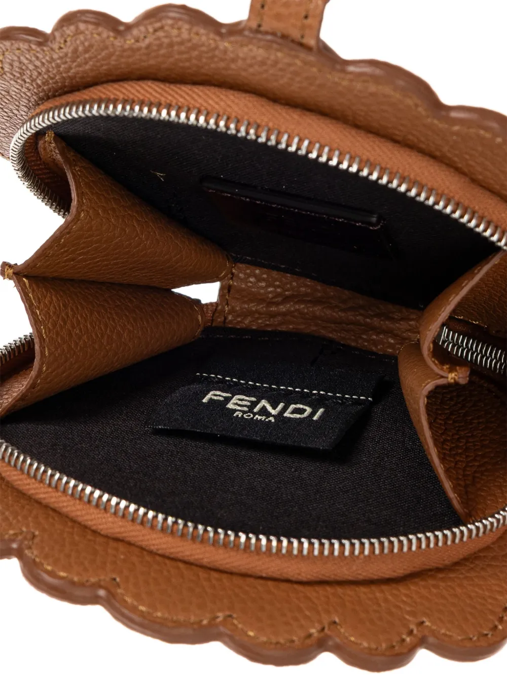FENDI shell-shaped charm keyring Bruin