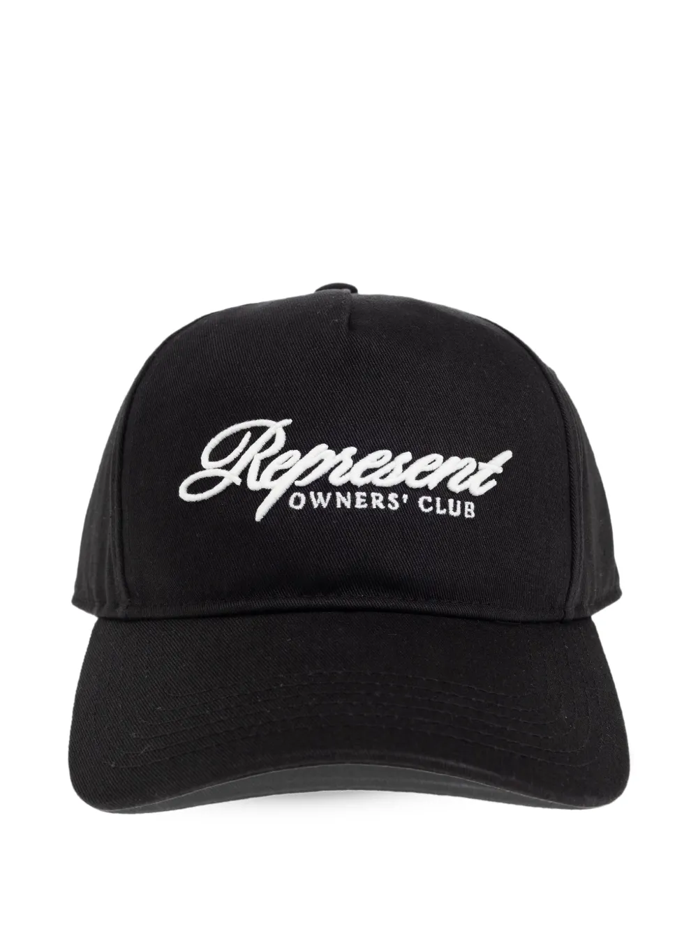 Represent script-logo baseball cap Zwart