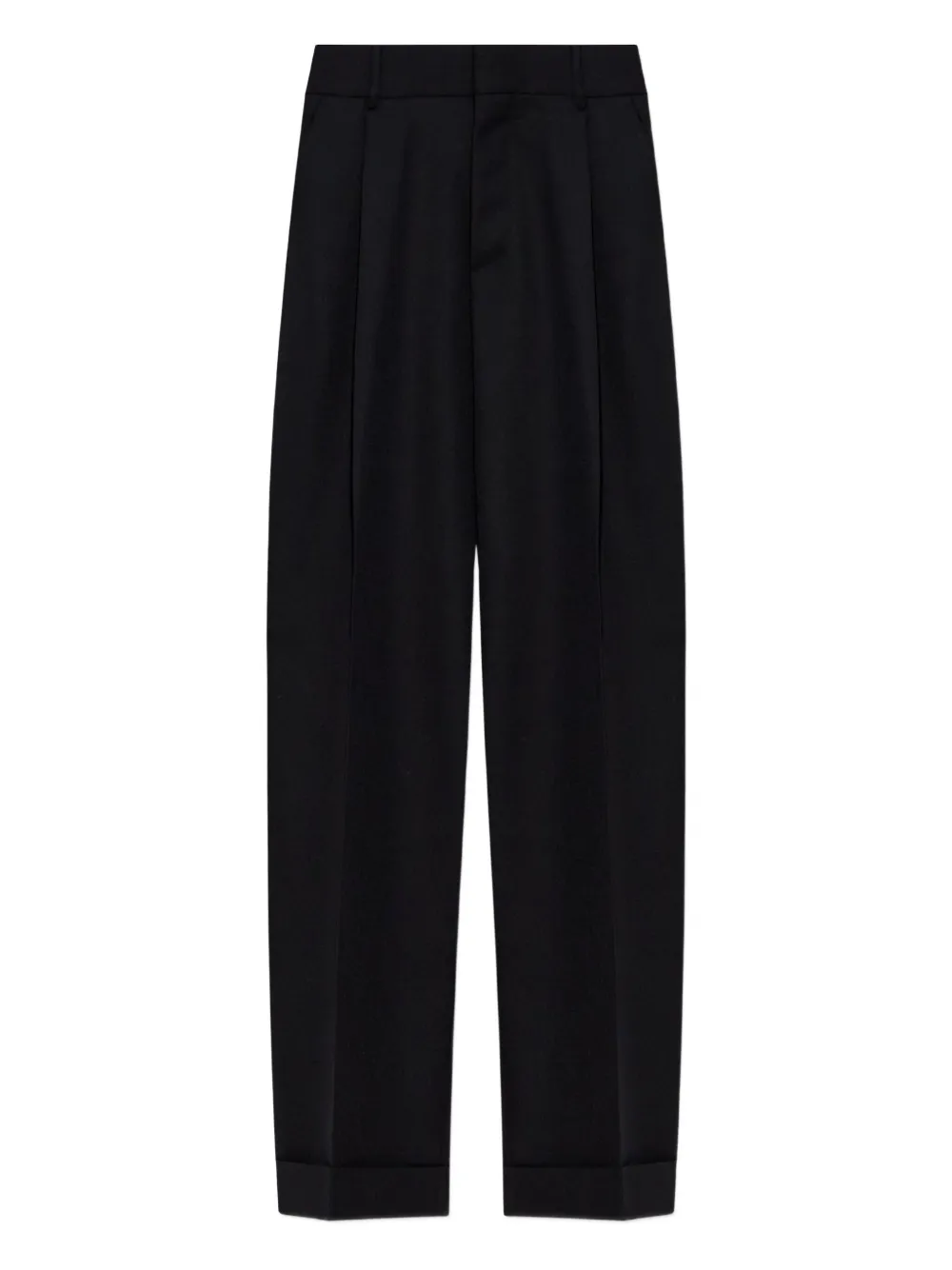 DSQUARED2 Wollen plooibroek Zwart