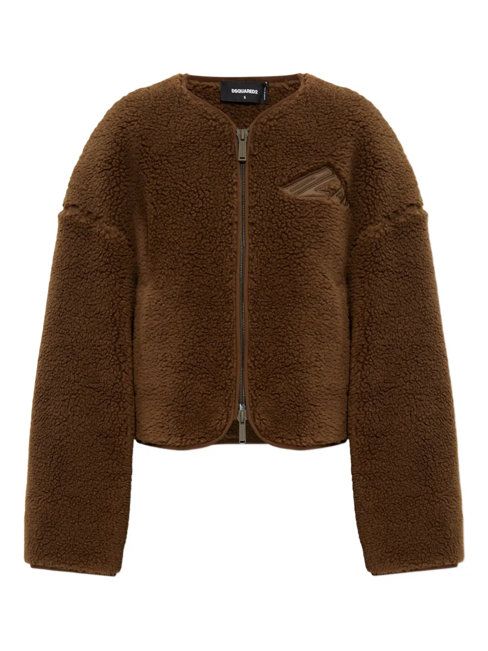 DSQUARED2 Fleece jack Bruin