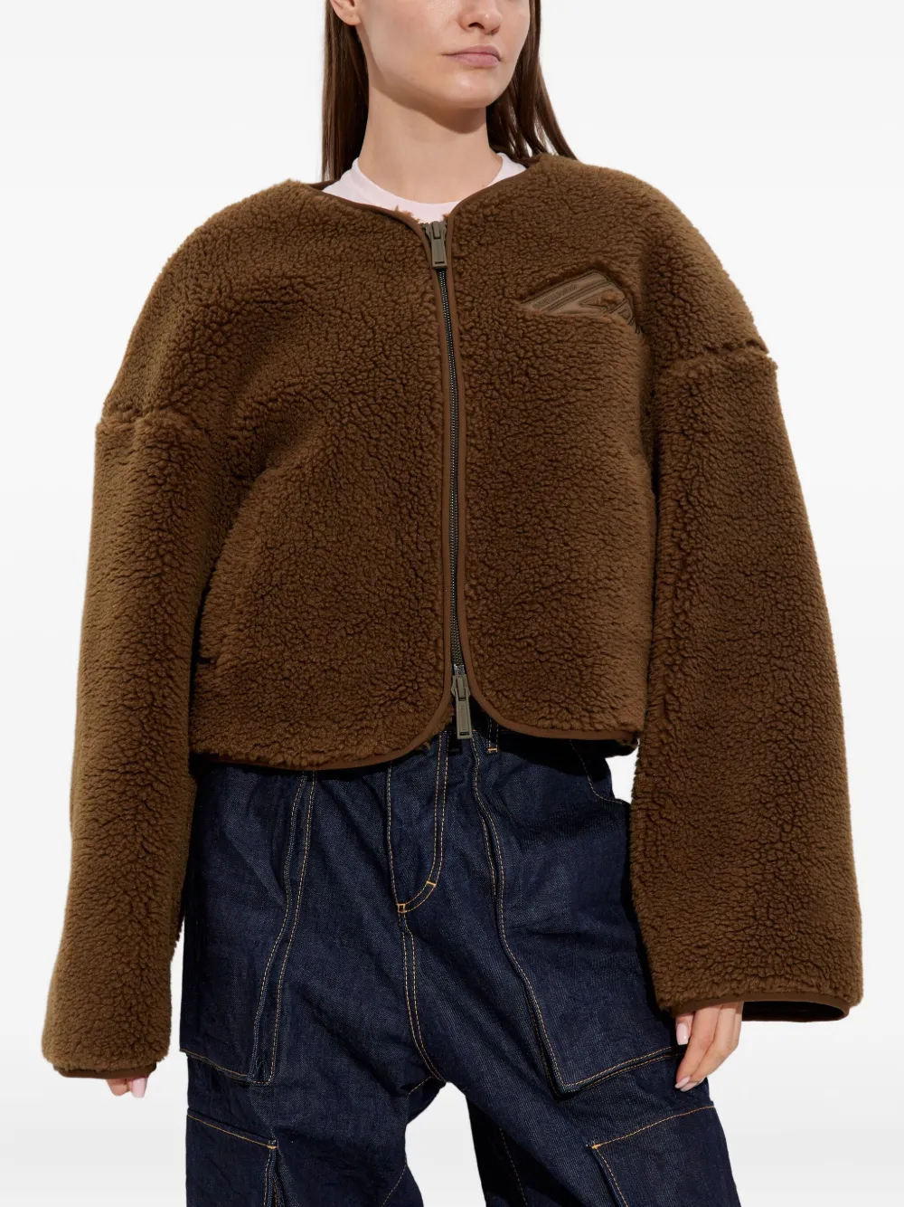 DSQUARED2 Fleece jack Bruin