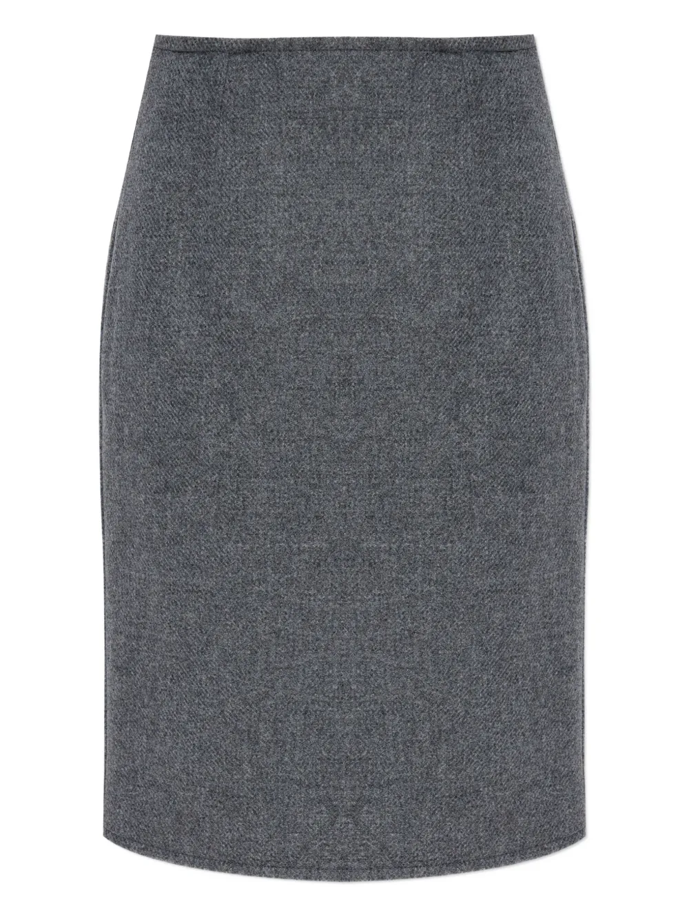 DSQUARED2 Wollen kokerrok Grijs